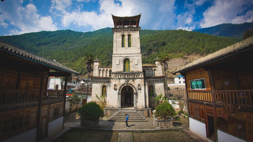 Cizhong Catholic Church in Deqin, Diqing