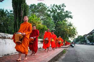 Early Morning Alms Giving to the Monks in Luang Prabang-10