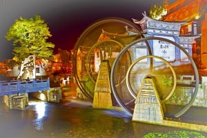 Giant Water Wheel in Lijiang