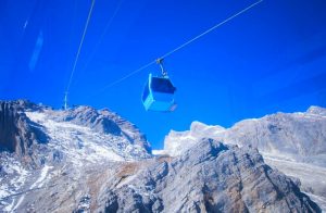Glacier Park Cableway of Jade Dragon Snow Mountain in Lijiang (2)