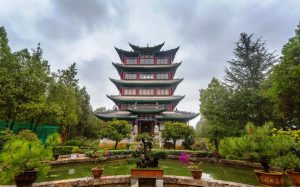 Lion Hill and Wangu Tower in Lijiang