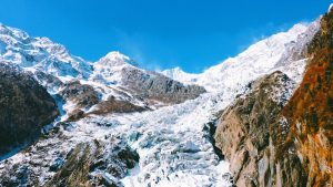 Mingyong Glacier of Meili Snow Mountain in Deqin, Diqing