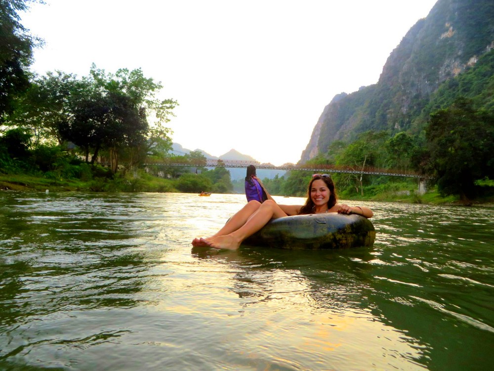 River Tubing In Vang Vieng, Laos (2)