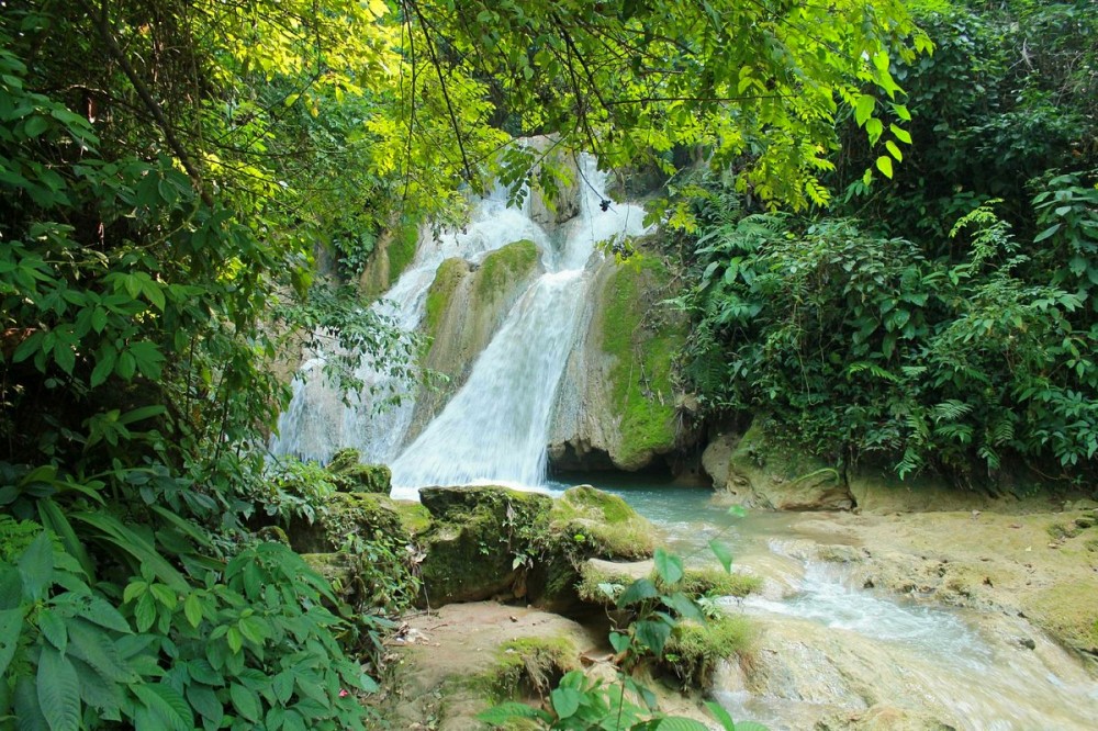 Tad Thong Waterfall in Luang Prabang