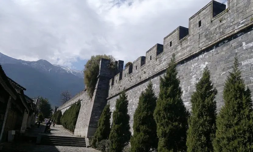 The Ancient City Wall in Dali