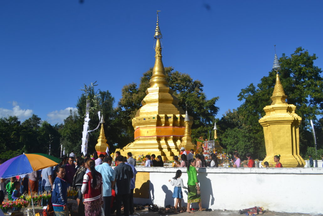Xieng Tueng Stupa in Muang Sing, Luang NamTha