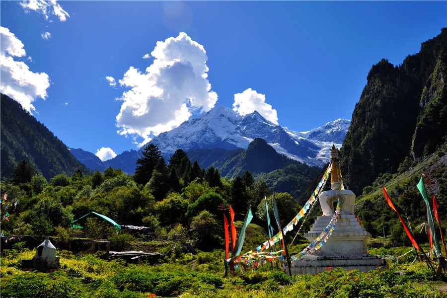 Yubeng Village in Deqen, Diqing