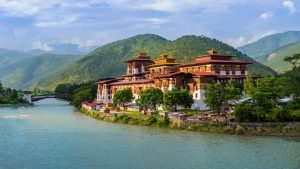 Mo Chhu River in Punakha, Bhutan (2)