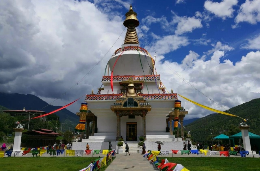 National Memorial Chorten in Thimphu Bhutan (1)
