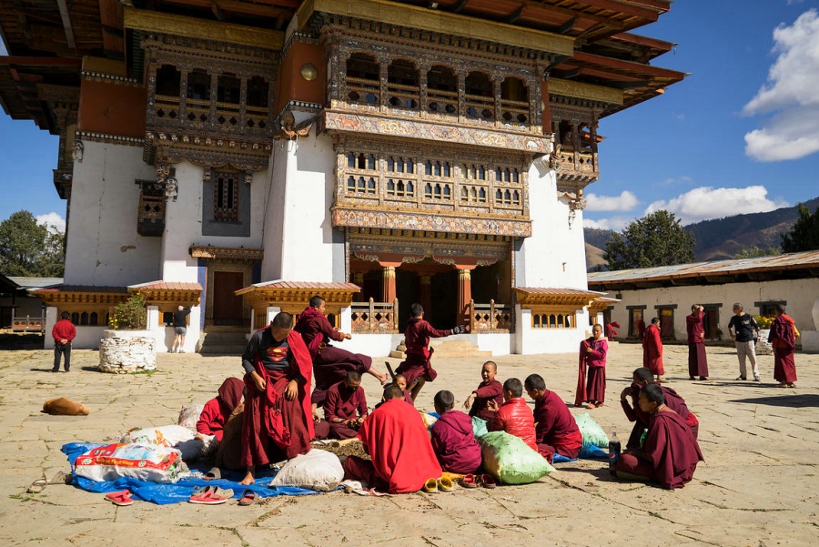 Gangtey Monastery in Wangdue Phodrang, Bhutan2