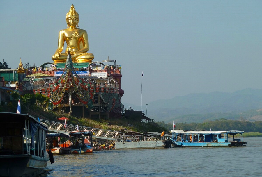 Golden Triangle in Chiang Saen of Chiang Rai, Thailand (3)