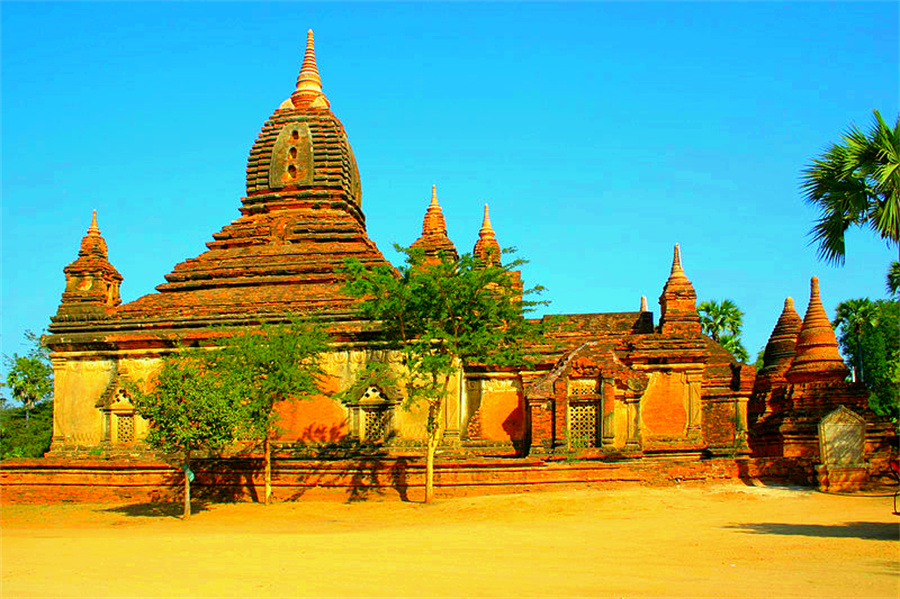 Gubyaukgyi Temple in Bagan, Myanmar (12)