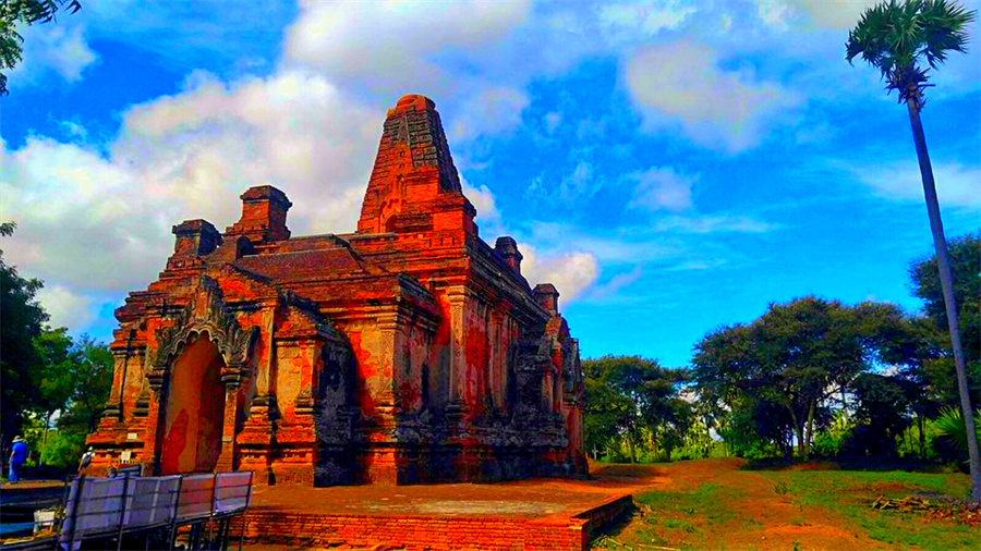 Gubyaukgyi Temple in Bagan, Myanmar (3)