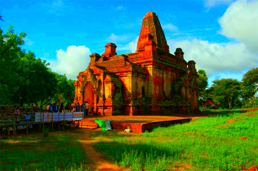 Gubyaukgyi Temple in Bagan, Myanmar (4)