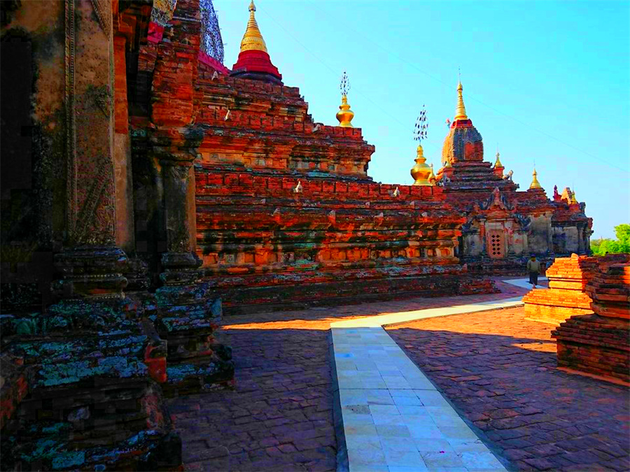 Gubyaukgyi Temple in Bagan, Myanmar (6)