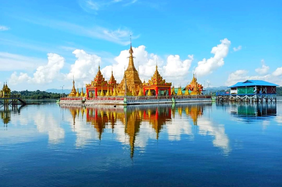 Indawgyi Lake and Shwe Myintzu Pagoda in Kachin State, Myanmar (14)