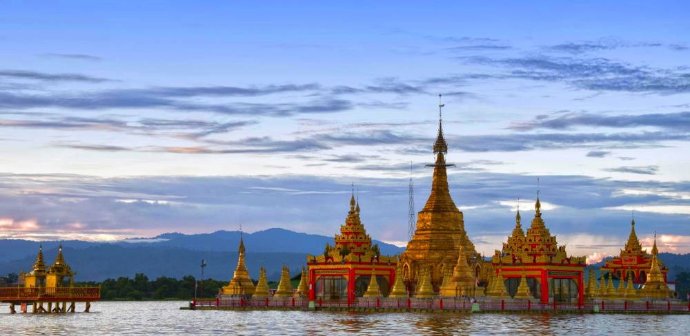 Indawgyi Lake and Shwe Myintzu Pagoda in Kachin State, Myanmar (3)