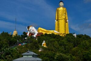 Maha Bodhi Ta Htaung Standing Buddha in Monywa, Sagaing Region of Myanmar (2)