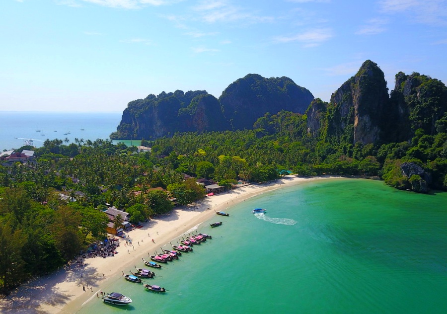 Railay Beach in Krabi, Thailand (1)