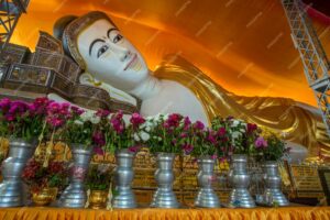 Shwethalyaung Buddhist Temple in Bago, Myanmar (6)