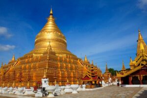 Shwezigon Pagoda in Bagan, Myanmar (6)