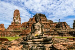 Wat Mahathat in Ayutthaya, Thailand
