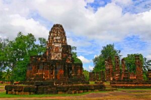Wat Phra Pai Luang in Sukhothai, Thailand
