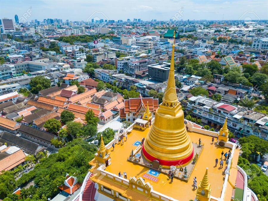 Wat Saket and the Golden Mount in Bangkok, Thailand (2)